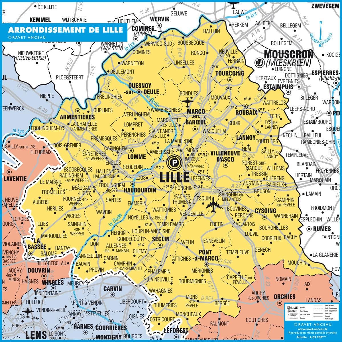 mapa Lille státu