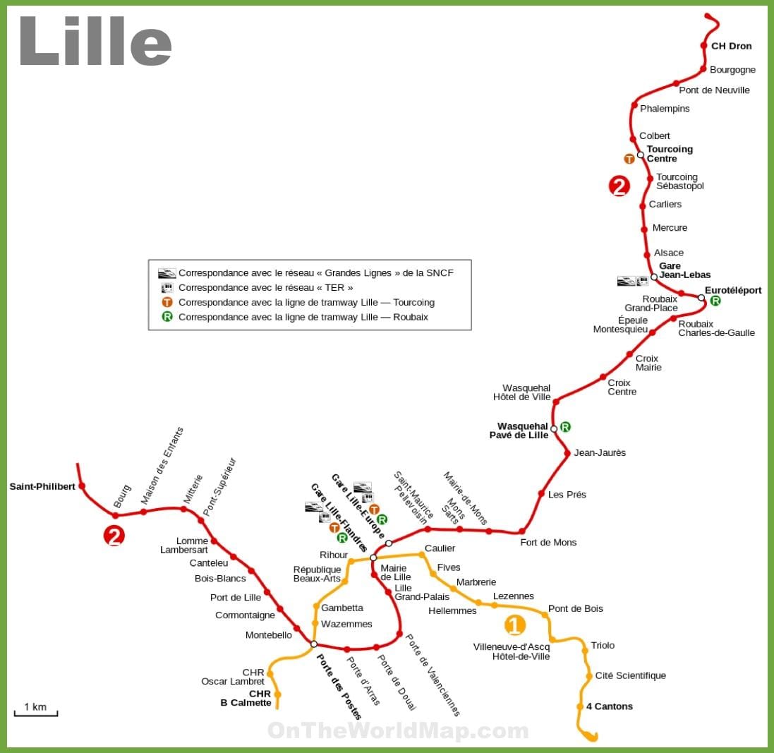 Lille mapa metra