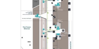 Mapa Lille hall