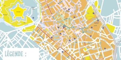 Mapa Lille
